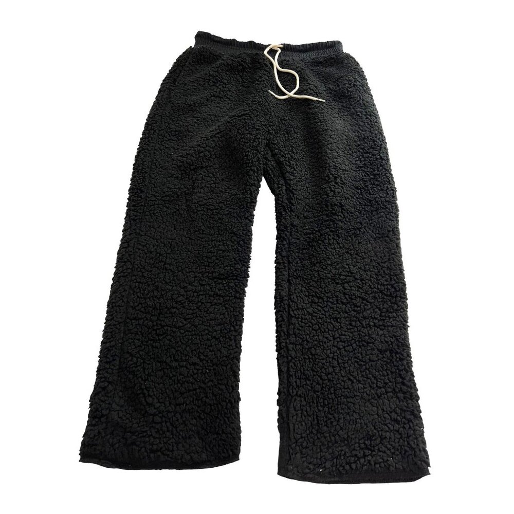 TRINITY Sherpa Sweatpants in Black